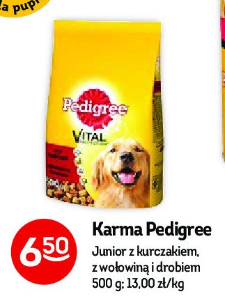 Karma dla psa z wołowiną i drobiem Pedigree vital promocja