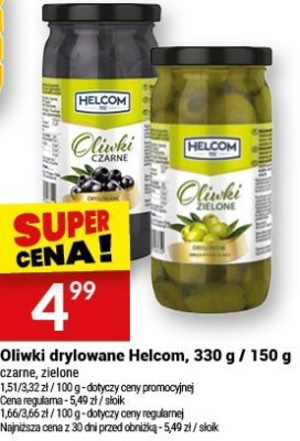 Oliwki drylowane Helcom, 330 g / 150 g promocja w Twój Market
