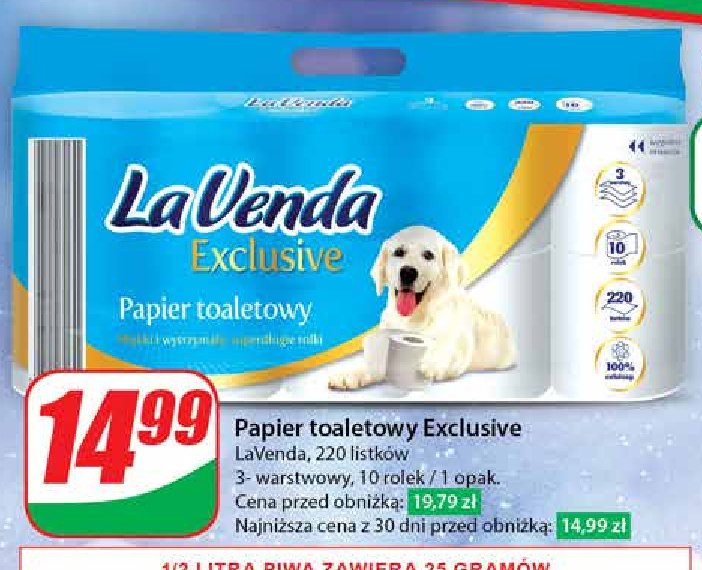 Papier toaletowy exclusive Lavenda promocja