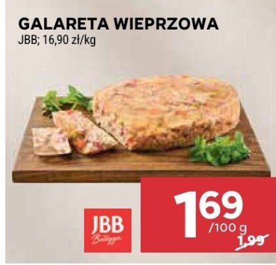 Galareta wieprzowa JBB 16,90 zł/kg promocja w Stokrotka
