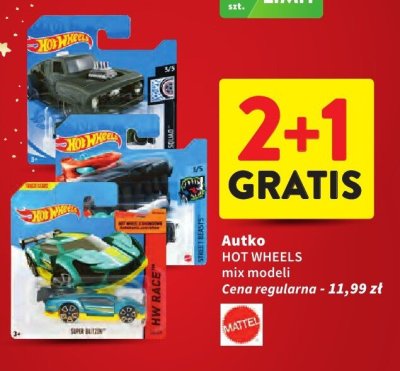 Autko HOT WHEELS mix modeli promocja w Intermarche