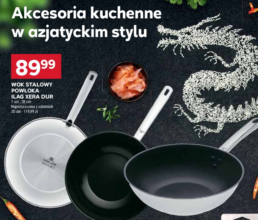 Wok ilag xera dur 28 cm Gerlach promocja w Stokrotka