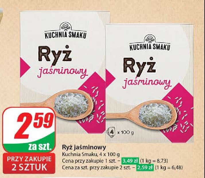 Ryź jaśminowy Kuchnia smaku promocja