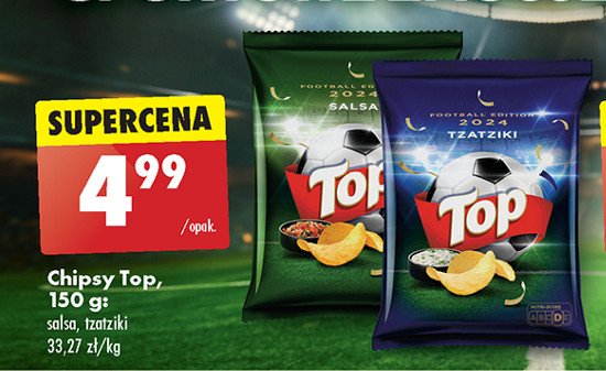 Chipsy salsa Top chips Top (biedronka) promocja