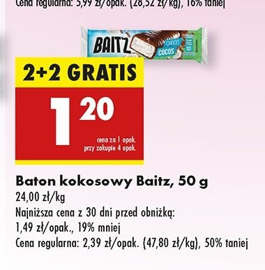 Baton kokosowy Baitz promocja