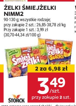 Żelki kwaśne Nimm2 śmiejżelki promocja w Stokrotka