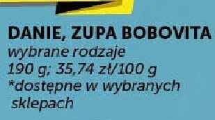Danie, zupa BoboVita promocja w Groszek
