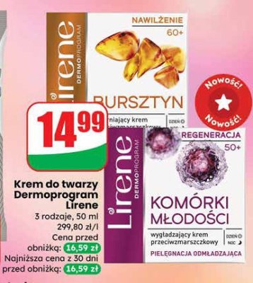 Krem do twarzy Lirene Dermoprogram White różne rodzaje promocja w Dino
