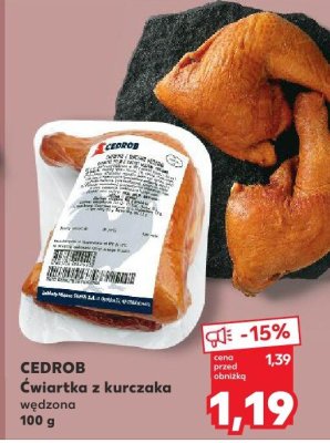 Ćwiartka z kurczaka wędzona promocja w Kaufland