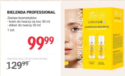 Zestaw kosmetyków krem do twarzy na noc + eliksir do twarzy promocja w Rossmann