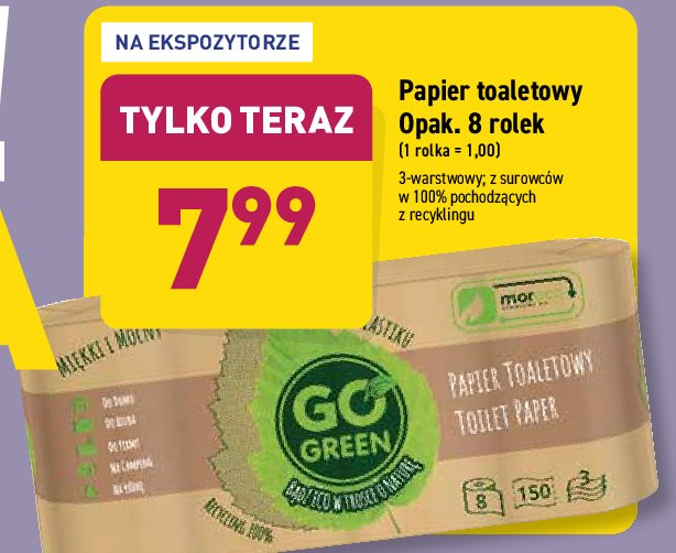 Papier toaletowy Go green(artykuły higieniczne) promocja