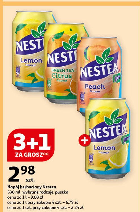 Herbata mro偶ona green citrus Nestea promocja