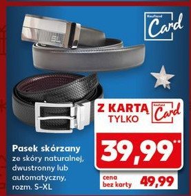 Pasek skórzany promocja