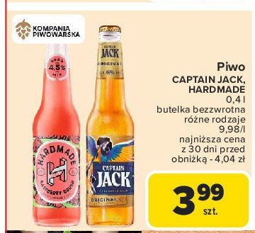 Piwo Captain jack promocja