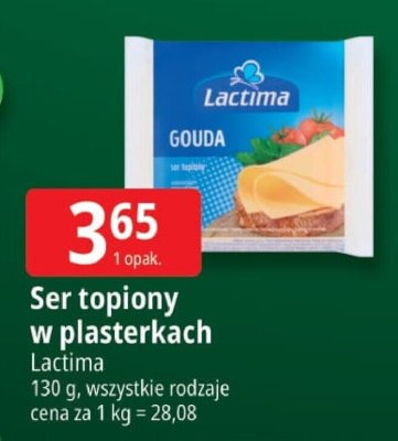 Ser topiony w plasterkach Lactima promocja w Leclerc
