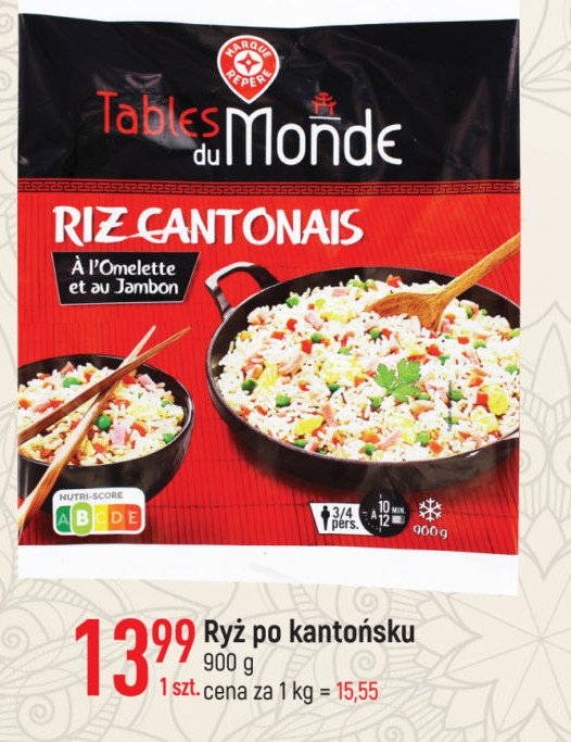 Ryż po kantońsku WIODĄCA MARKA TABLES DU MONDE Wiodąca marka promocja