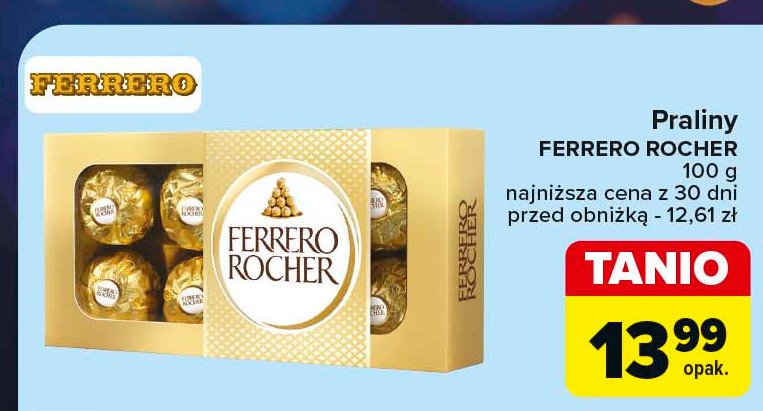 Bombonierka Ferrero rocher promocja