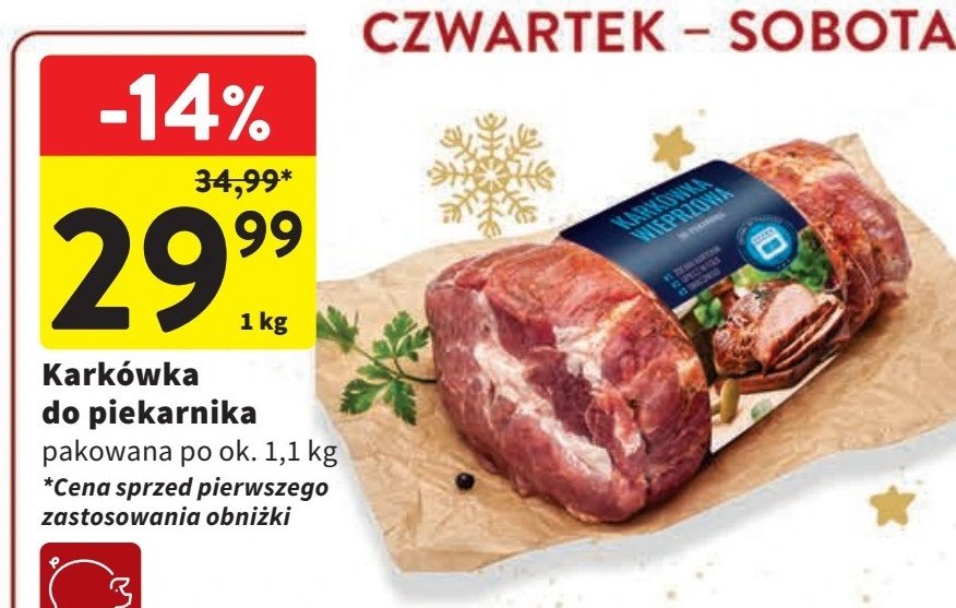 Karkówka wieprzowa do piekarnika promocja