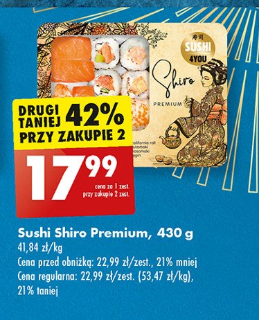 Sushi shiro Sushi 4you promocja