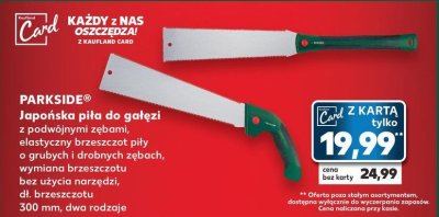 Piła japońska Parkside promocja