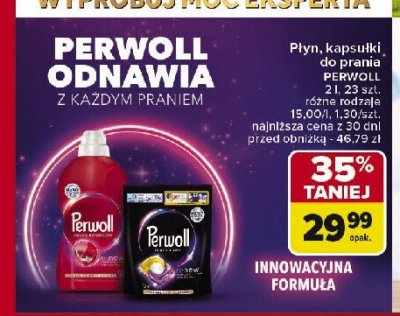 P艂yn do prania Perwoll renew black promocja