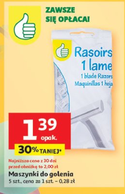 Maszynki do golenia Podniesiony kciuk promocja
