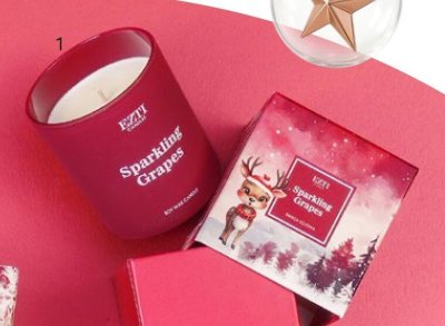 Świeca sojowa Sparkling Grapes promocja w Rossmann