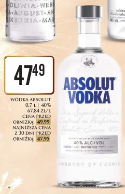 Wódka promocja w Dino