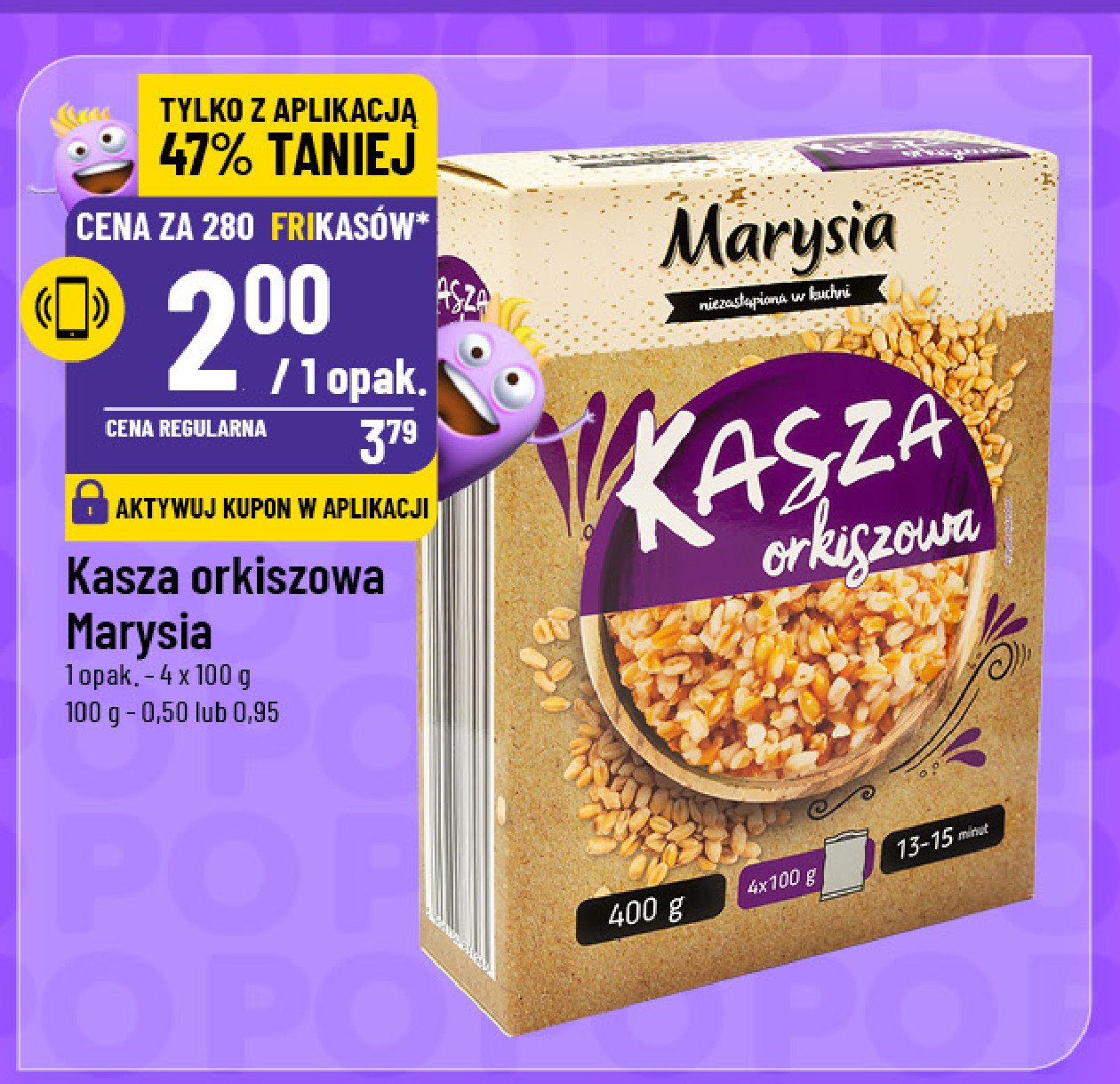 Kasza orkiszowa Marysia promocja w POLOmarket