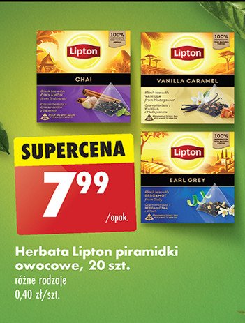 Herbata earl grey Lipton promocja