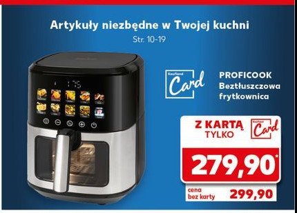 Frytkownica beztłuszczowa Profi cook promocja w Kaufland