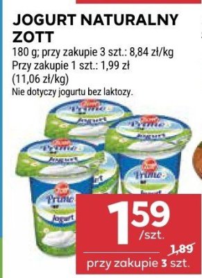 Jogurt naturalny   promocja w Stokrotka