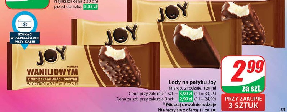 L贸d vanilla flavour w polewie czekoladowej z orzechami Augusto joy promocja