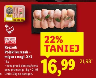 Polski kurczak - mięso z nogi, XXL promocja w Lidl