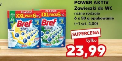 Zawieszki do WC POWER AKTIV różne rodzaje 6-pak promocja w Kaufland