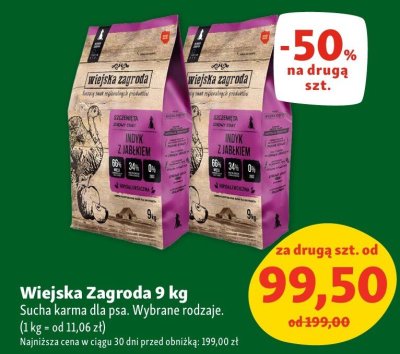 Karma Wiejska Zagroda 9 kg promocja w MAXI ZOO