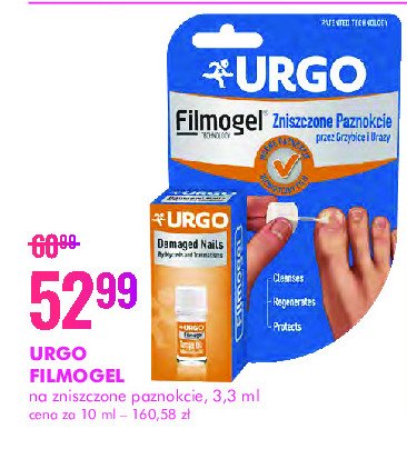 Preparat na zniszczone paznokcie przez grzybic臋 i urazy Urgo filmogel promocja