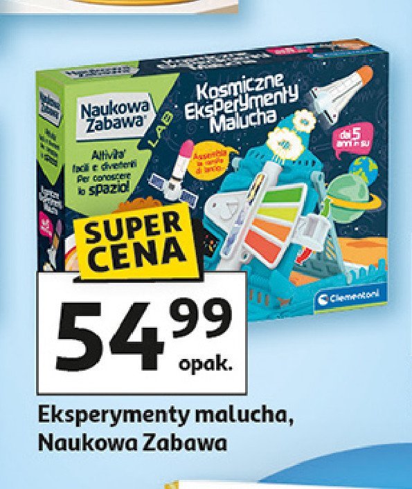Kosmiczne eksperymenty malucha Clementoni promocja