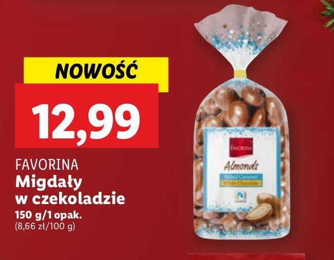 Migdały w czekoladzie Favorina promocja