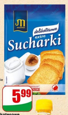 Sucharki delikatesowe  promocja w Dino