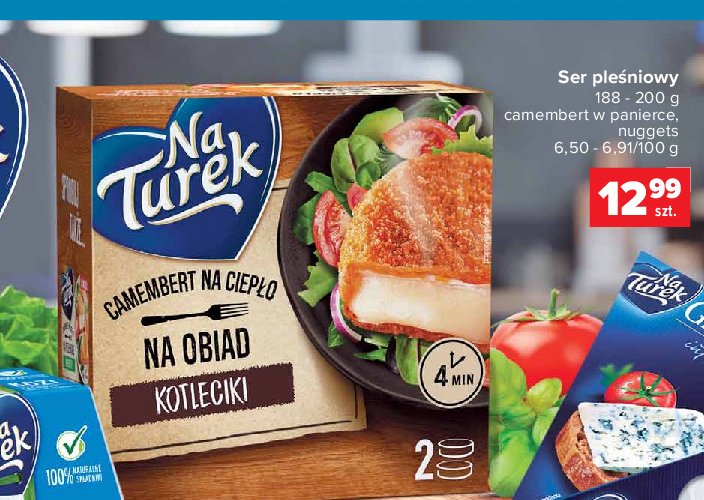 Nasz camembert kotleciki w panierce Turek naturek Turek 123 promocja