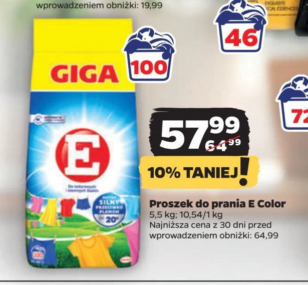 Proszek do kolorowych i ciemnych tkanin promocja w Netto