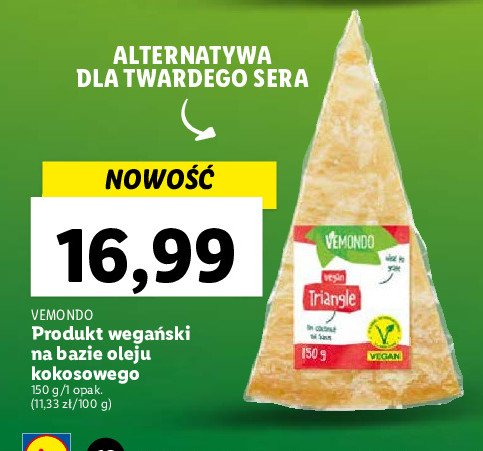 Ser vegie triangle Vemondo promocja