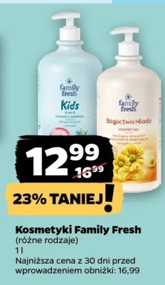 Kosmetyki różne rodzaje promocja w Netto