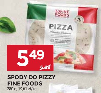 Spód do pizzy 33 fine foods promocja