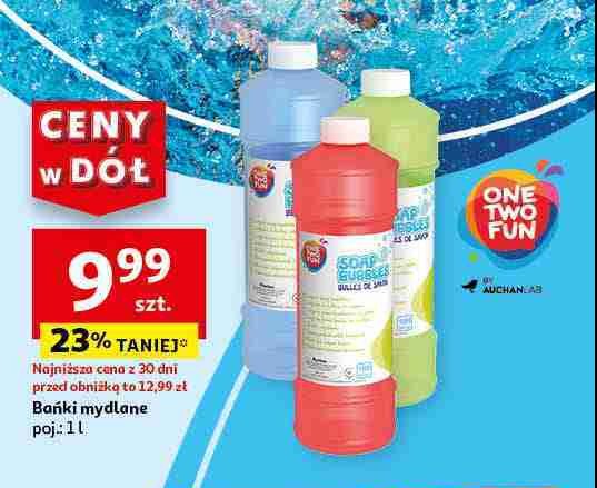 Ba艅ki mydlane 1 l One two fun promocja