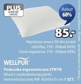 Poduszka ergonomiczna STRYN WELLPUR promocja w Jysk