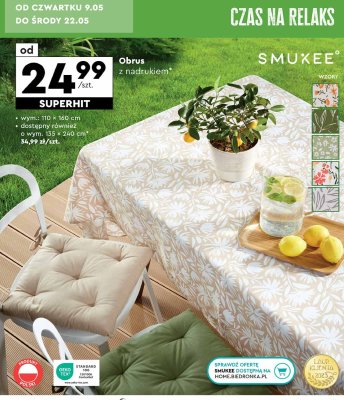 Obrus 135 x 240 cm Smukee promocja