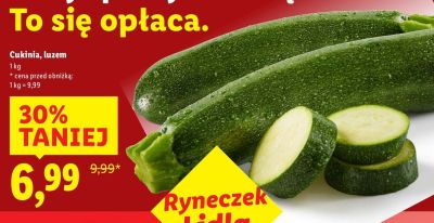 Cukinia, luzem promocja w Lidl