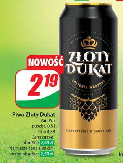 Piwo Złoty dukat promocja